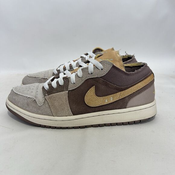 Nike Suede Athletic Shoes in Brown and Cream - Picture 6 of 12